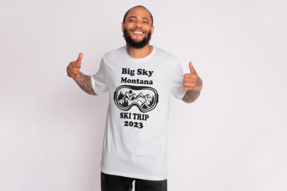 Big Sky Montana Ski Trip 2023: A Versatile T-Shirt Design