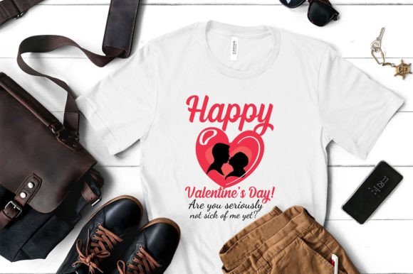 Happy Valentine’s Day Graphics for T-Shirt Designs