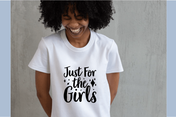 Just for the Girls: A Versatile Graphics T-Shirt Design