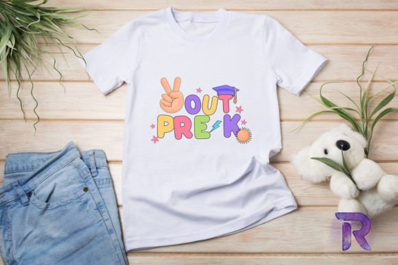 Peace Out Pre-K Peace Hand: A Versatile T-Shirt Design Graphic