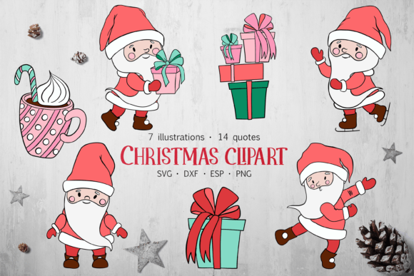 Reviewing Santa Clip Art for Embroidery Projects