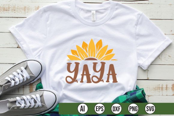 Yaya: A Versatile Graphics Asset for T-Shirt Designs